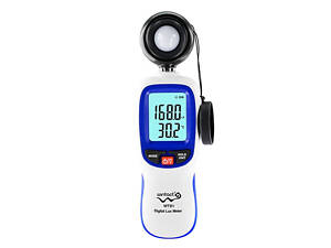 Цифровий люксметр + термометр 200000 Lux WINTACT WT81