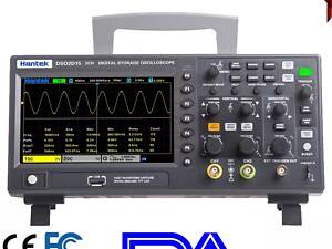 Цифровий осцилограф hantek dso2d15 150мгц з генератором сигналів