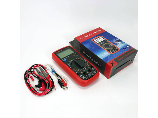 Цифровой Профессиональный мультиметр VC9208N тестер вольтметр + термопара, хороший мультиметр - Фото 10