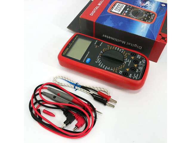 Цифровой Профессиональный мультиметр VC9208N тестер вольтметр + термопара, хороший мультиметр - Фото 11