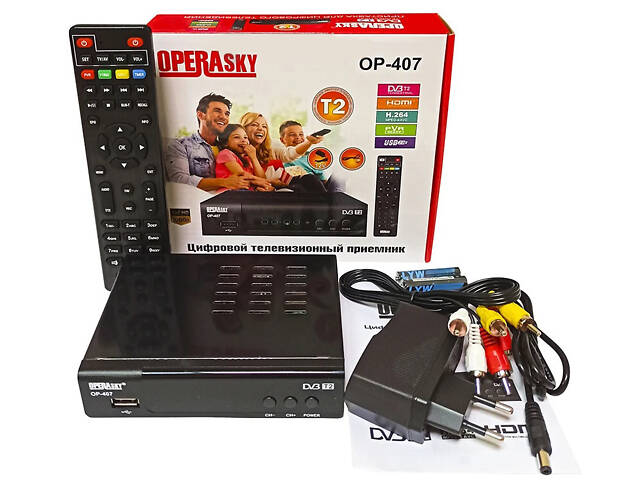Цифровой ресивер DVB-T2 Operasky OP-407 - Фото 2