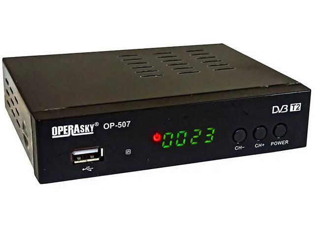 Цифровий ресивер DVB-T2 Operasky OP-507 - Фото 2
