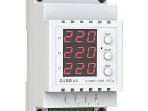 Цифровой трехфазный вольтметр [4820120221323] V3 ZUBR