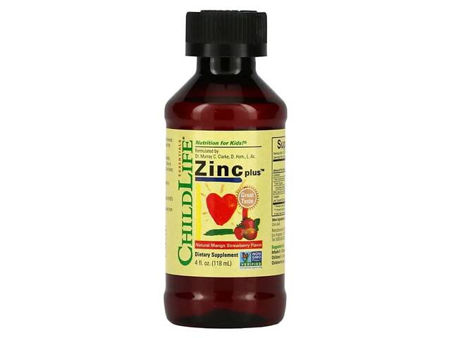 Цинк ChildLife Essentials Zinc Plus 118 ml (1086-2023-10-3720) - Фото 1