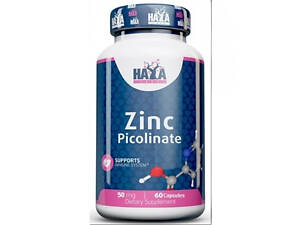 Цинк Haya Labs Zinc Picolinate 50 mg 60 Tabs