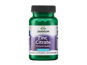 Цират цинку Swanson Zinc Citrate 30 mg 60caps (1086-100-74-2160613-20)