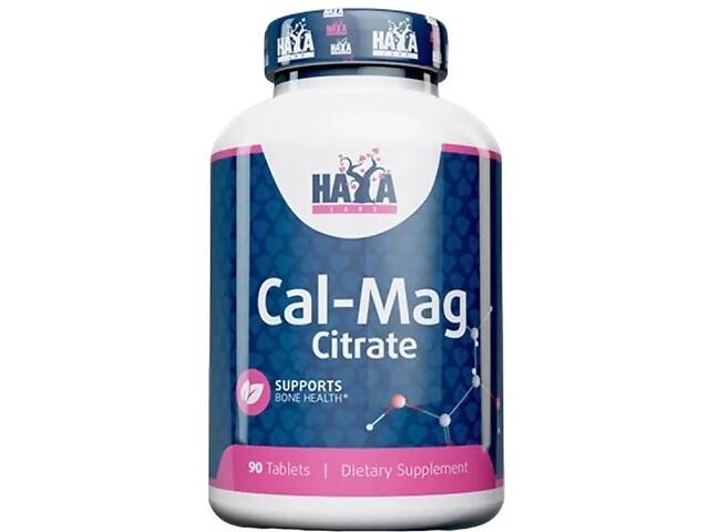 Цитрат кальция и магния Haya Labs Calcium Magnesium Citrate 90 таб (1091-820 421)