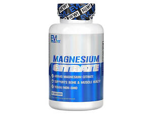 Цитрат магния Evlution Nutrition Magnesium Citrate, 200 mg, 60 Veggie Capsules