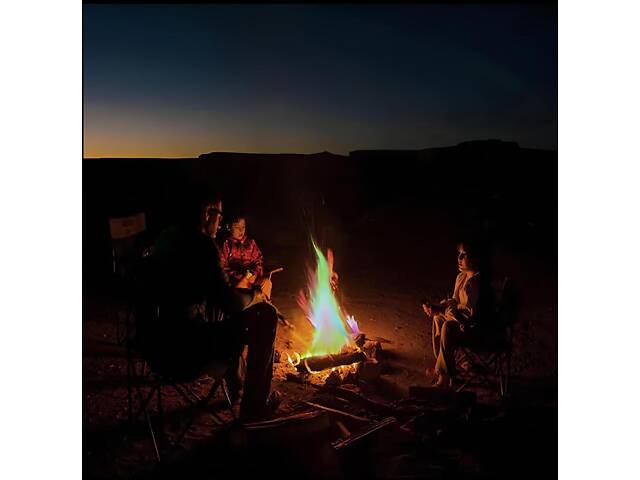 Кольоровий вогонь Mystical Fire — порошок для отримання містичного полум'я всіх кольорів веселки (2 пакетики по 25 г) - Фото 2