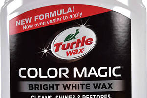 Кольоровий поліроль для кузова білий Turtle Wax Color Magic Bright Wax 500 мл