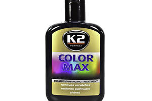 Цветной полироль для кузова K2 Color Max (Black) 200 мл