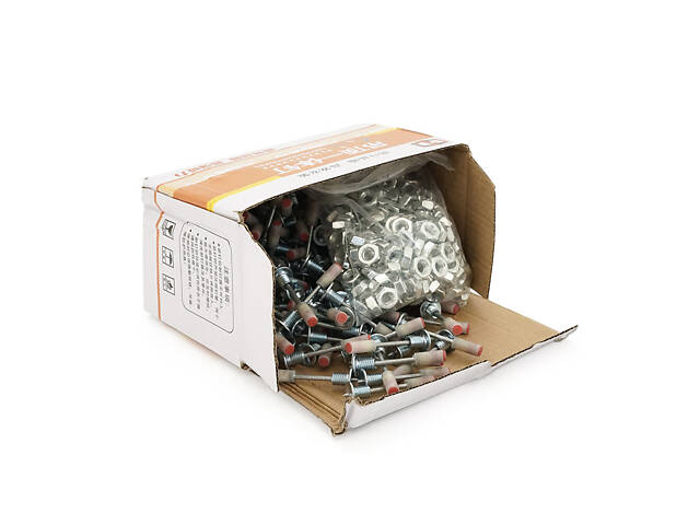 Цвяхи монтажні піроксилінові, 42х15х7, 3мм, різьблення під гайку М8, 200 штук в упаковці, ціна за упаковку - Фото 3