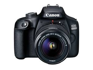 Цифрова фотокамера дзеркальна Canon EOS 4000D + об'єктив 18-55 DC III