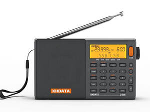 Цифровой DSP радиоприемник XHData D-808 всеволновой с чехлом