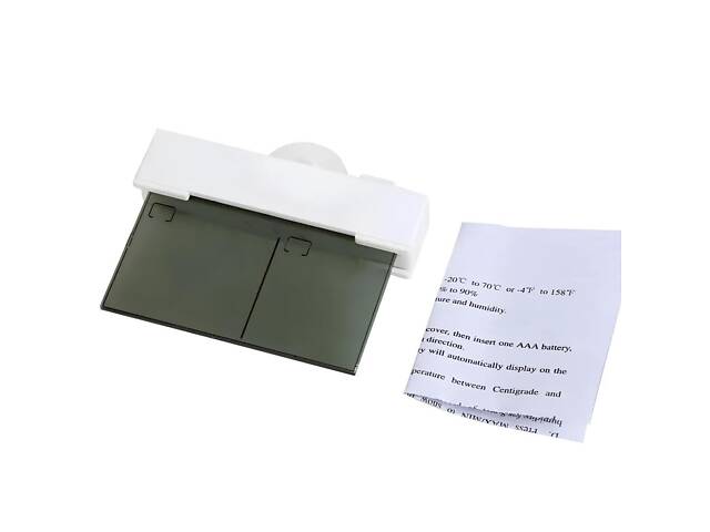 Цифровой термометр-гигрометр для окна с присоской RESTEQ — электронный ЖК-градусник, температурный диапазон - Фото 6