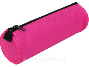 Циліндричний шкільний пенал, косметичка Conso рожевий