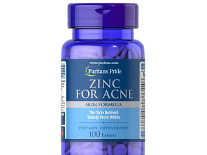 Цинк Zinc for Acne 100 Tablets