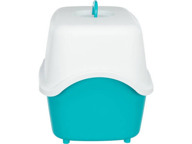 Туалет для котів Trixie Vico закритий (бірюзовий/білий) (4011905402758) - Фото 3