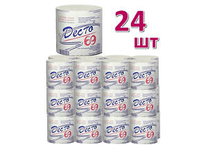 Туалетная бумага Десто 69 м, Малин, 24 шт