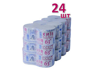 Туалетная бумага Киев 63 м, Малин, 24 шт