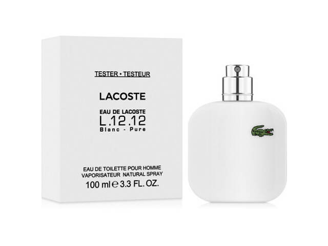 Туалетна вода Lacoste Eau de Lacoste L.12.12 Blanc тестер 100 мл (737052413129) - Фото 2