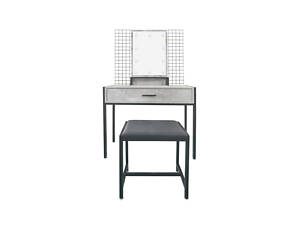 Туалетный, косметический столик + табурет с подсветкой AVKO ADT21 Beton