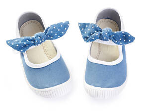 Туфлі дитячі 'Лодочка на липучці' DARIA сині 25