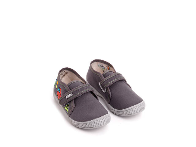 Туфлі дитячі SAMY т. сірі, AMONGUS 22 - Фото 2