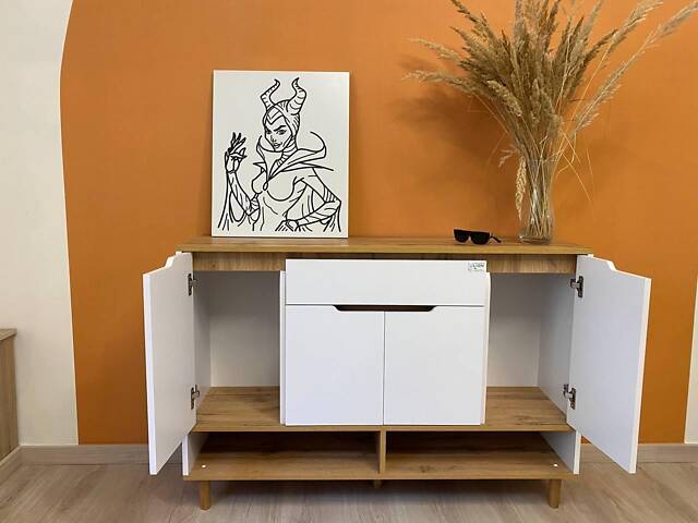 Тумба для обуви в прихожую LION Салливан Тумба-2 Нимфея Альба (белый) (LION-041142) ТОП - Фото 4