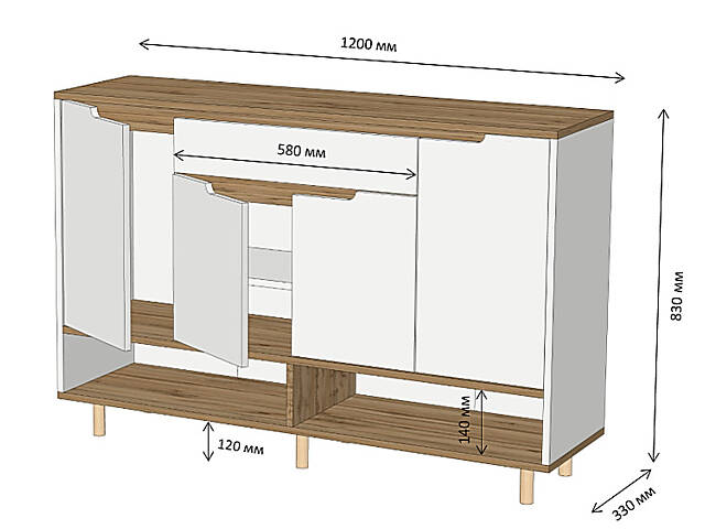 Тумба для обуви в прихожую LION Салливан Тумба-2 Нимфея Альба (белый) (LION-041142) ТОП - Фото 8