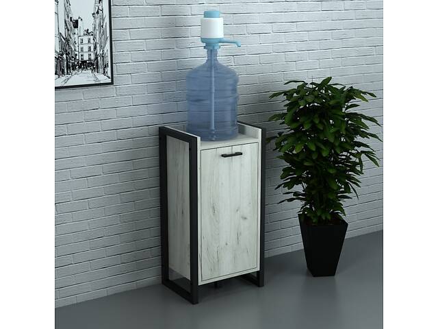 Тумба під кулер для води ТКА-1 Дуб крафт білий (410x350x900) Гамма стиль - Фото 1
