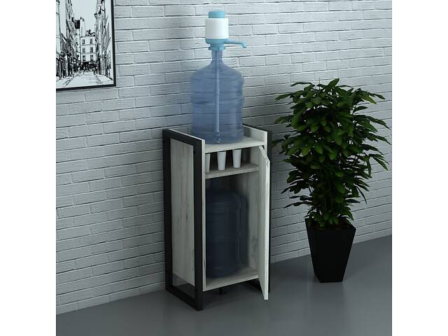 Тумба під кулер для води ТКА-1 Дуб крафт білий (410x350x900) Гамма стиль - Фото 2
