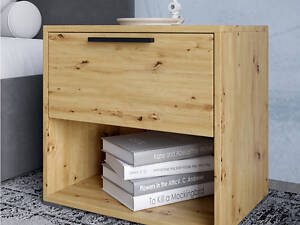 Прикроватная тумба LION Краш с выдвижным ящиком Дуб артизан (LION-044139)