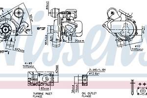 Турбина FIAT SCUDO (220_) / PEUGEOT 806 (221) / PEUGEOT 807 (EB_) 1994-2014 г.