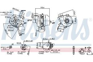Турбина NISSAN TIIDA (C11) / RENAULT FLUENCE (L3_) / RENAULT CLIO (KR0/1_) 2001-2016 г.