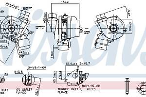 Турбина NISSAN TIIDA (C11) / RENAULT FLUENCE (L3_) / RENAULT CLIO (KR0/1_) 2001-2016 г.
