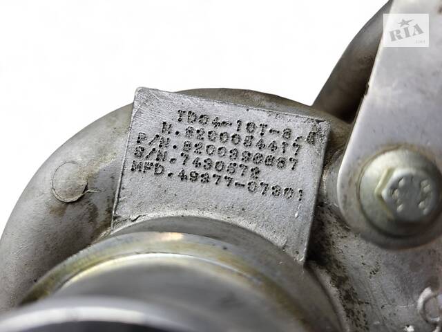Турбина Renault Laguna 2.0 2005-2007 - Фото 5