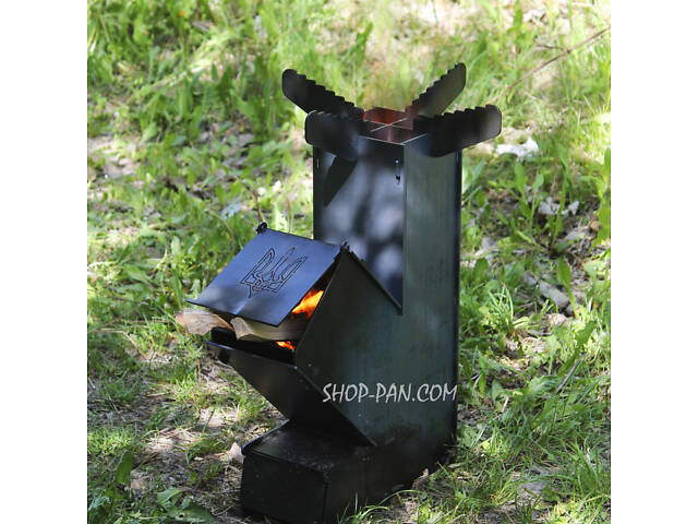 Турбопіч для кемпінгу 2 мм Великий - Фото 1