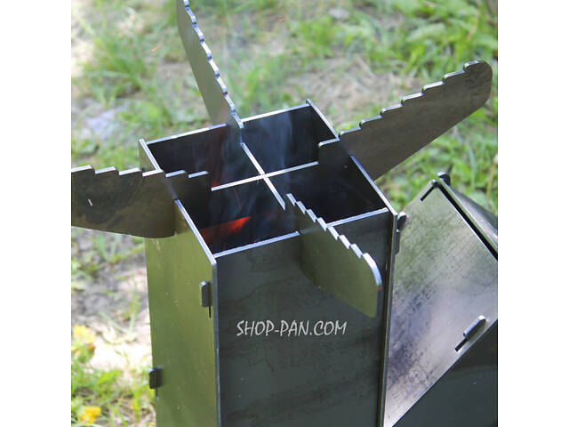 Турбопіч для кемпінгу 2 мм Великий - Фото 5