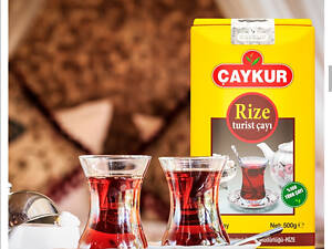 Турецький чорний чай Caykur Rize Turist 1 кг, моночай, розсипчастий дрібнолистовий чай