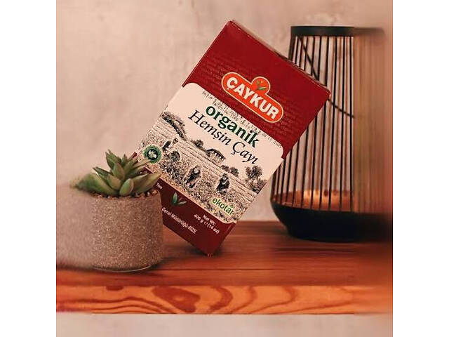 Турецький органічний чорний чай Caykur Organik Hemsin 400 г, ПОШКОДЖЕНА УПАКОВКА - Фото 2