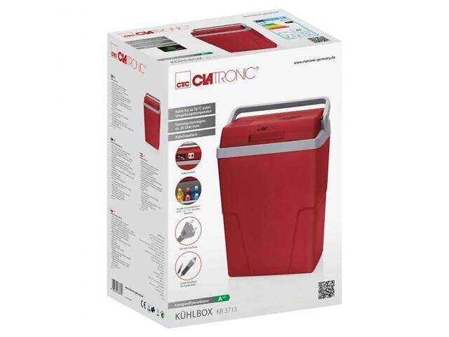 Туристический автомобильный холодильник Clatronic KB 3713 (25л, 12/220В, Германия) - Фото 7
