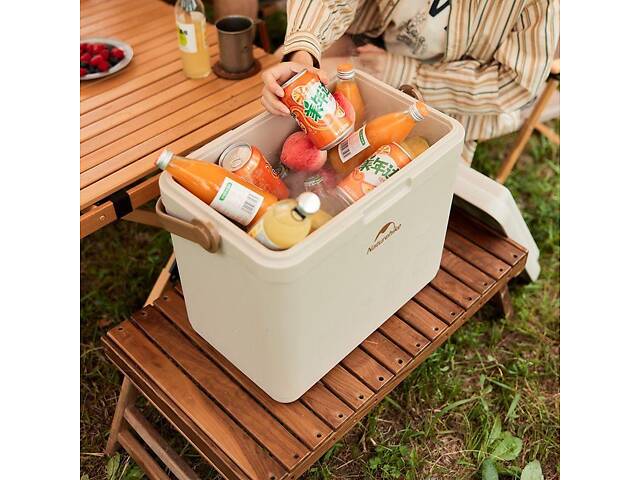 Туристичний холодильник Naturehike CNK2300BS011, 13 л, бежевий - Фото 4