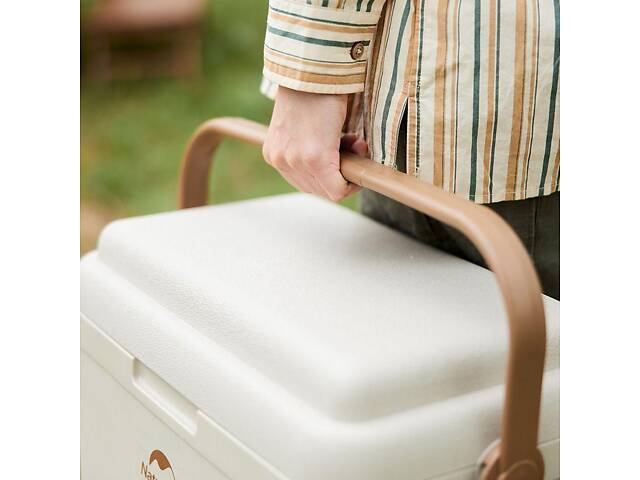 Туристичний холодильник Naturehike CNK2300BS011, 13 л, бежевий - Фото 7