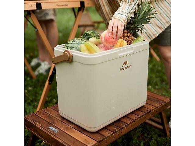 Туристичний холодильник Naturehike CNK2300BS011, 24 л, бежевий - Фото 2