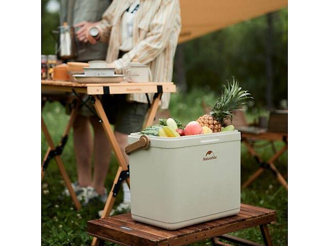Туристичний холодильник Naturehike CNK2300BS011, 24 л, бежевий - Фото 6