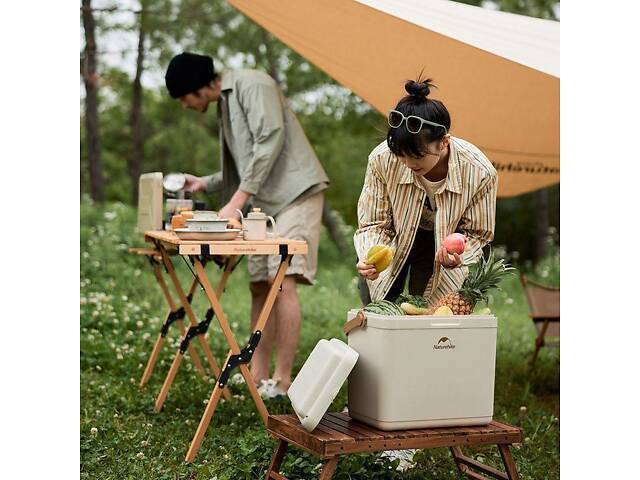 Туристичний холодильник Naturehike CNK2300BS011, 24 л, бежевий - Фото 8