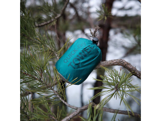 Туристичний рушник Naturehike MJ01 Ultralight NH19Y001-J 80 см х 40 см смарагдовий (6927595735824) - Фото 3