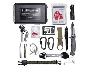 Туристический набор для выживания в пластиковом чехле 20х11х5.5 см походный набор инструментов Lugi HP-D-3