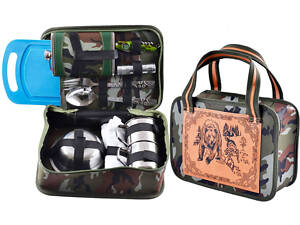 Туристичний набір F-1 (11 в 1) у кейсі Камуфляж